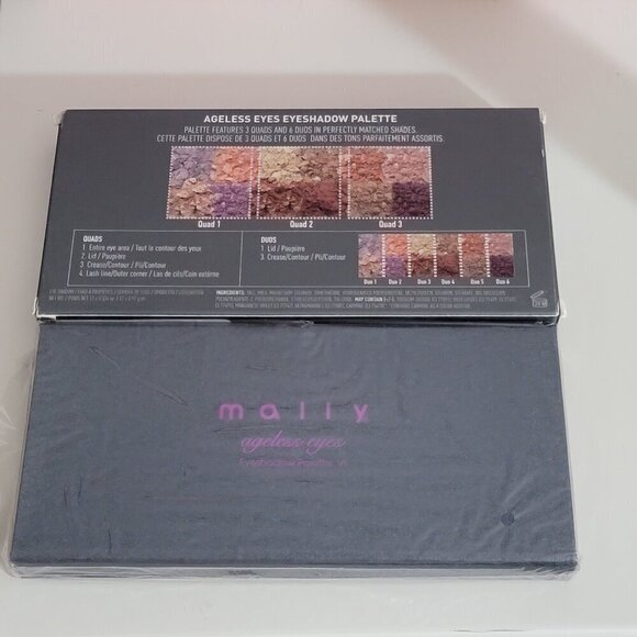 Mally Ageless Eyes Eyeshadow Palette New in Box 12 Colors - Picture 4 of 14